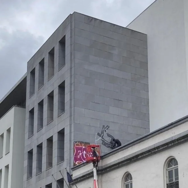 Graffitis sur façade
